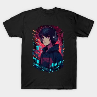 Anime Boy Gamer - Anime Shirt T-Shirt